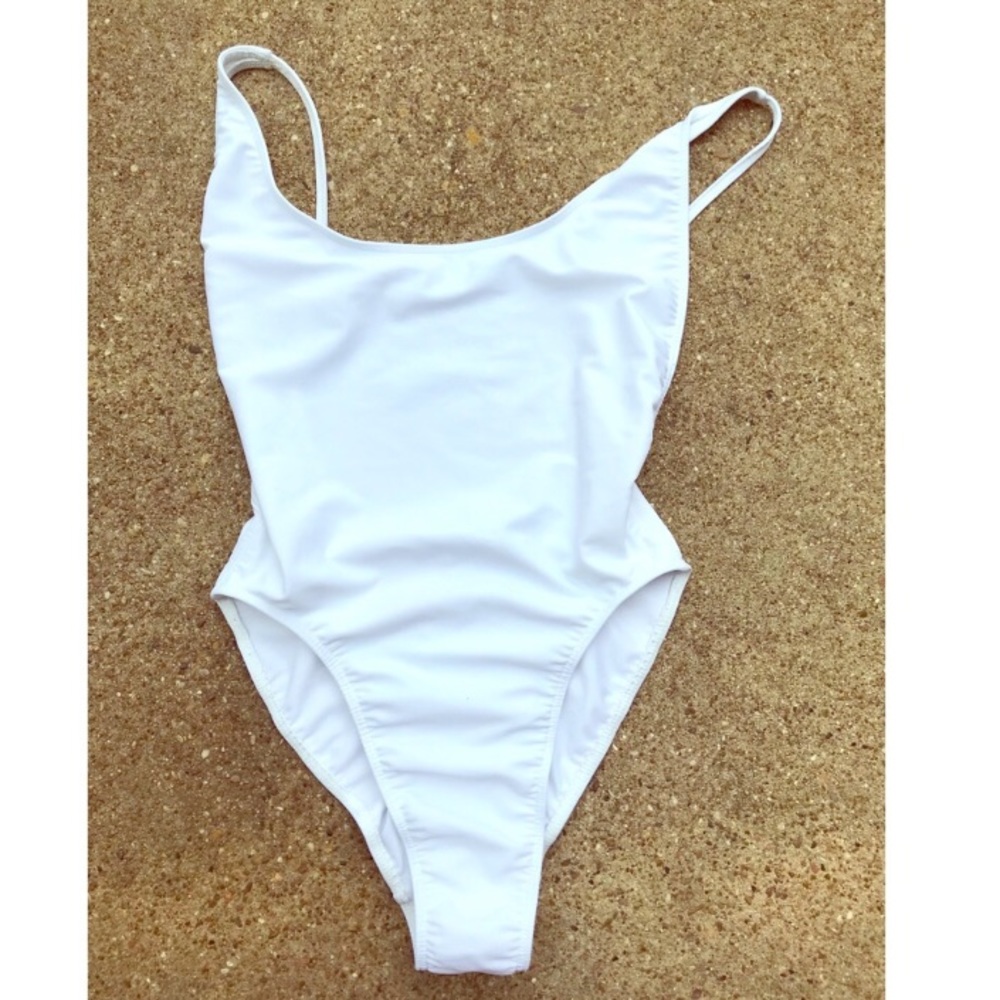 American apparel high cut swimsuit